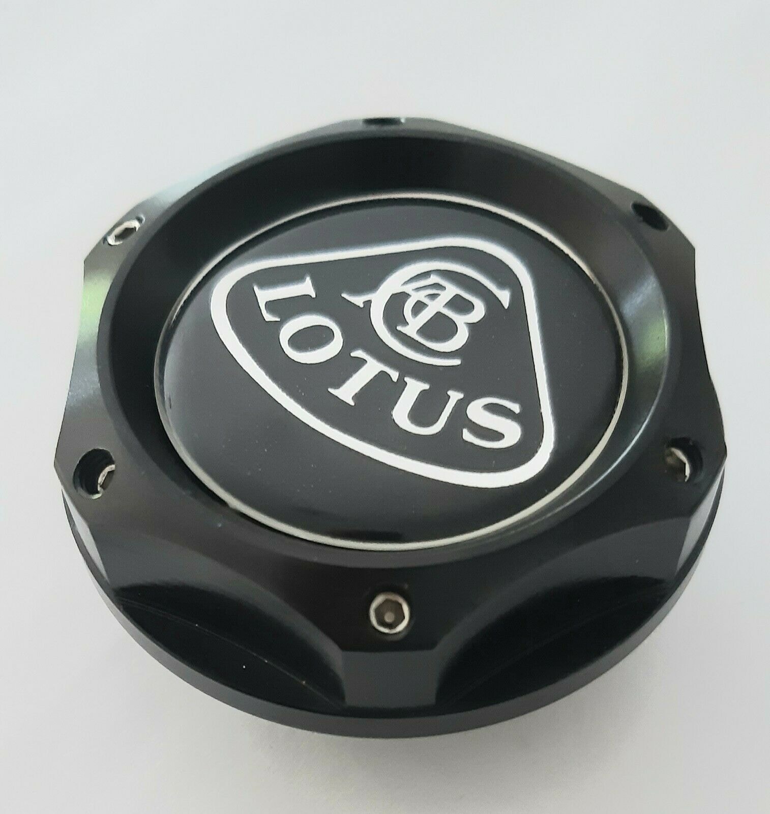 Black aluminum oil cap Toyota engine Elise Exige Evora