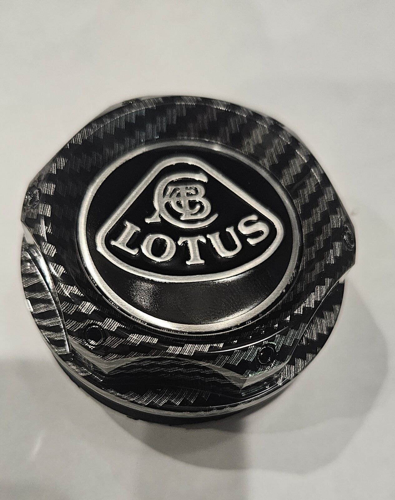 Carbon effect oil cap Toyota engine Elise Exige Evora