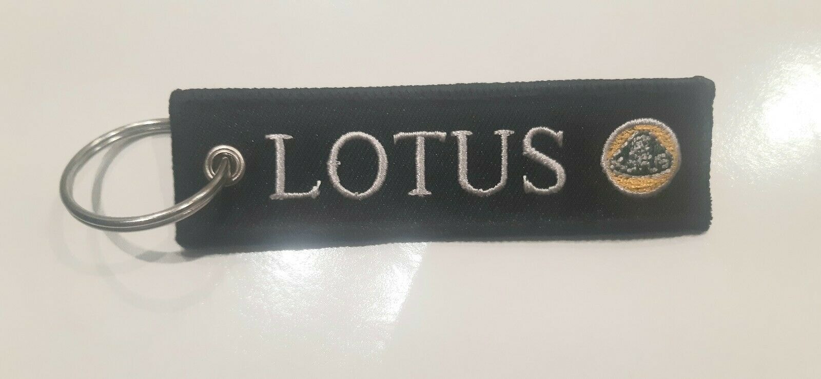 Black keychain strap for Lotus car
