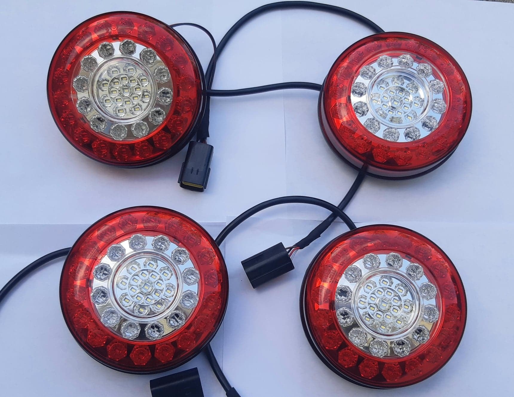 Elise Exige Esprit Evora LED Round rear lights Stop/Turn/Tail tailights