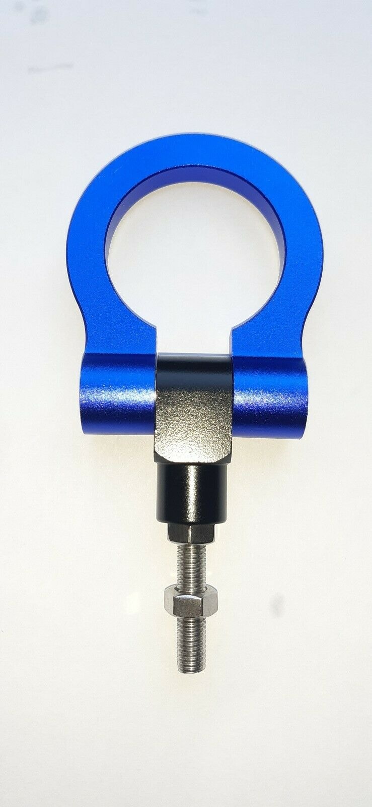 Tow hook blue custom Lotus S1 S2 S3 Elise Exige - front towhook