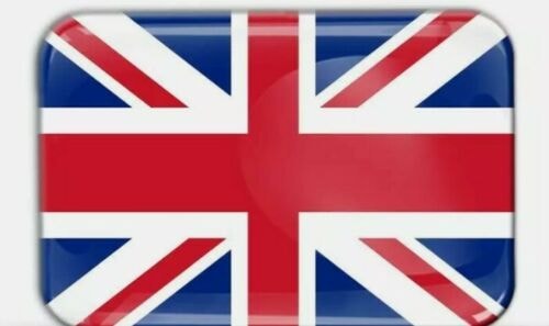 3D Gel Domed United Kingdom UK Union Jack Flag British Sticker GB Emblem Badge