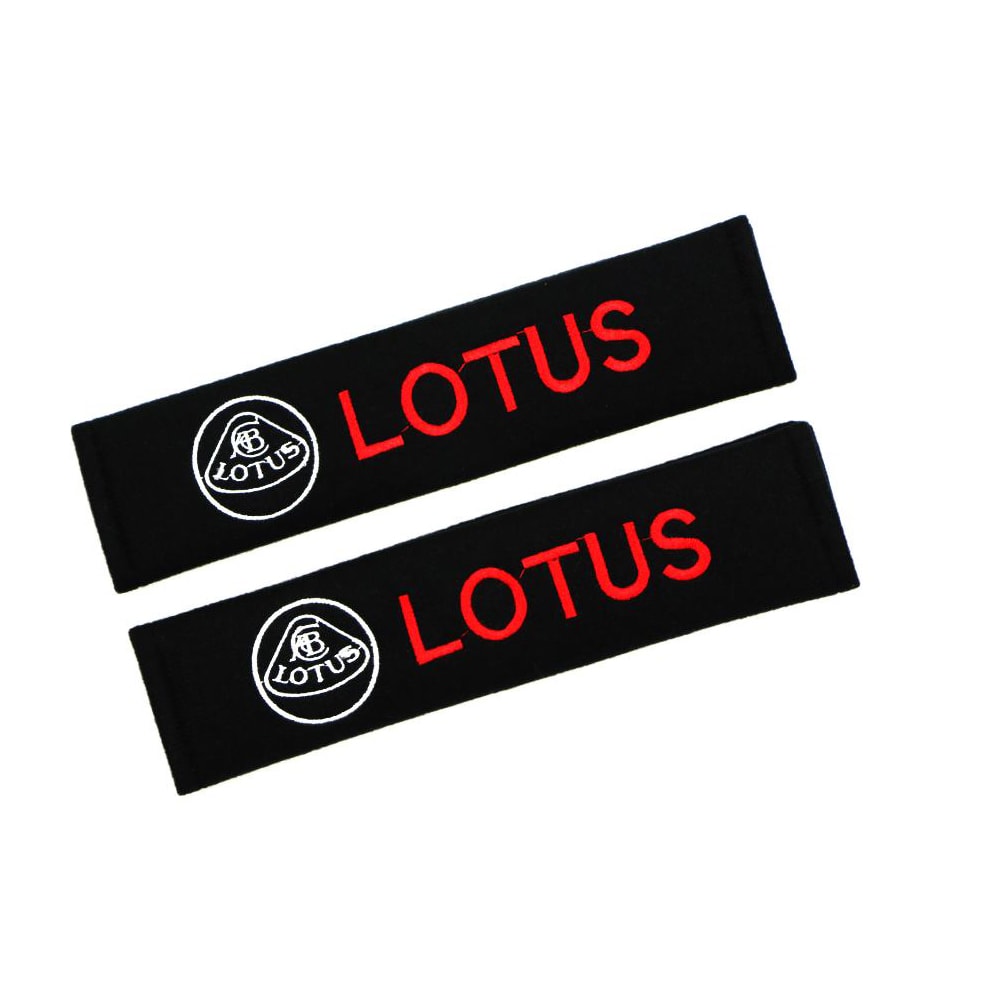 For Lotus Elise Exige Evora Esprit shoulder seat belt cover pads Black