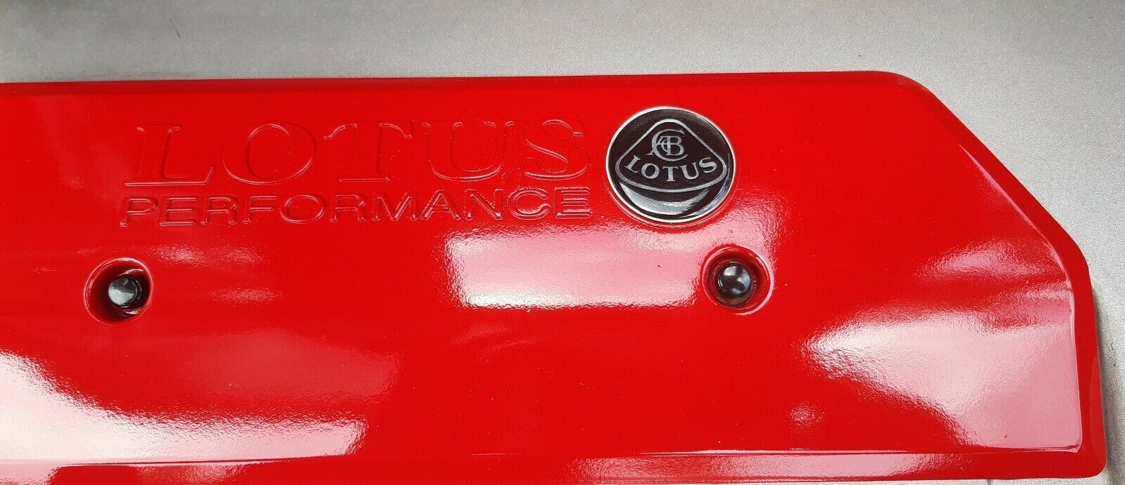 Lotus Aluminum Badge emblem for valve cover Elise Exige Evora black