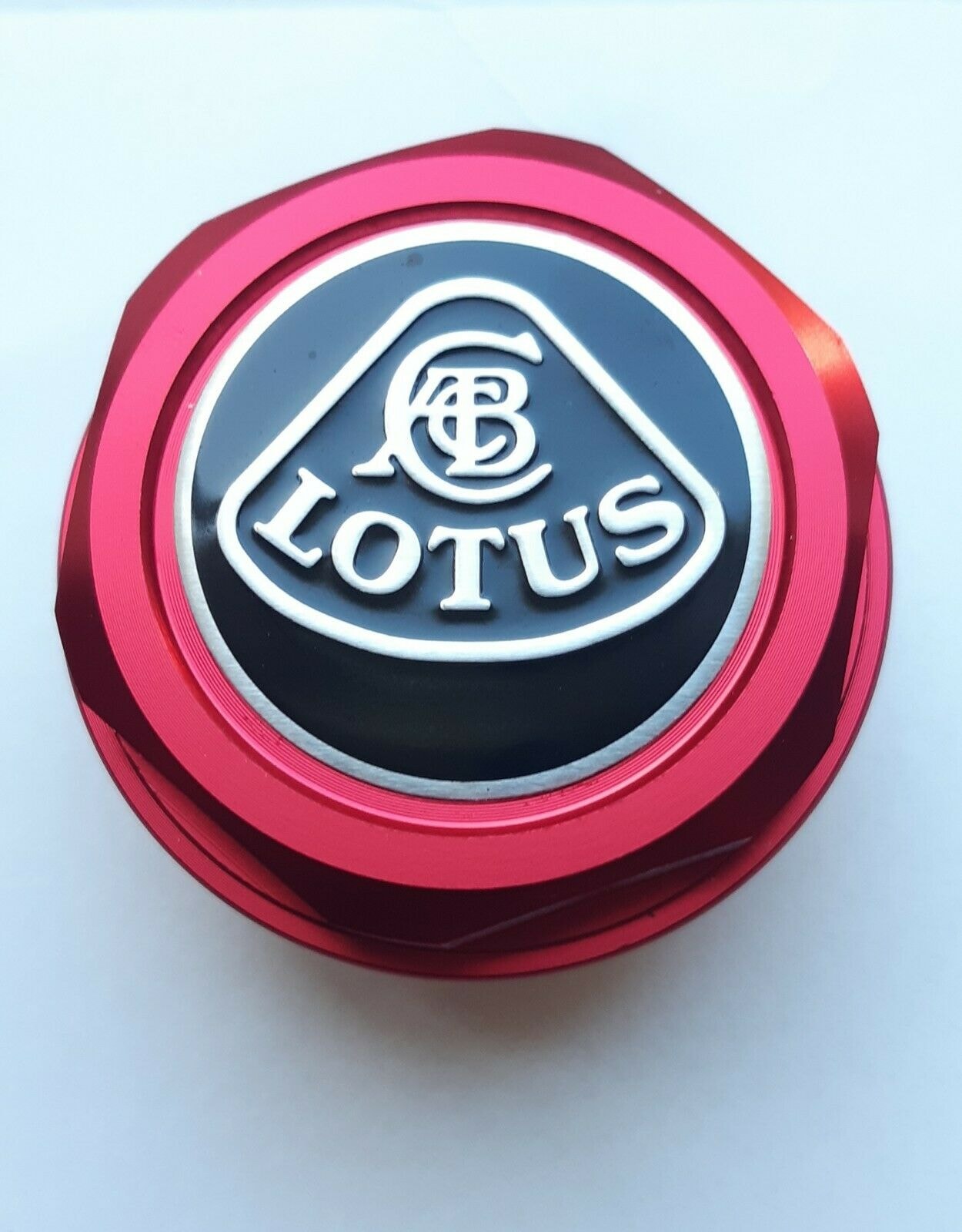 Red aluminum oil cap for lotus Elise Exige Evora