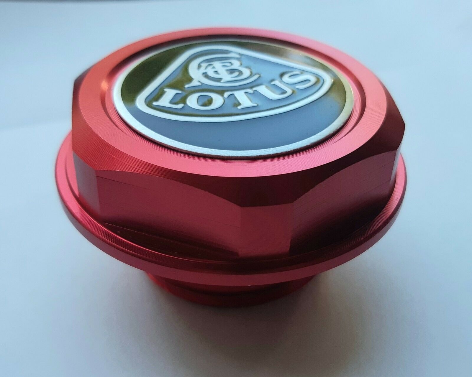 Red aluminum oil cap for lotus Elise Exige Evora