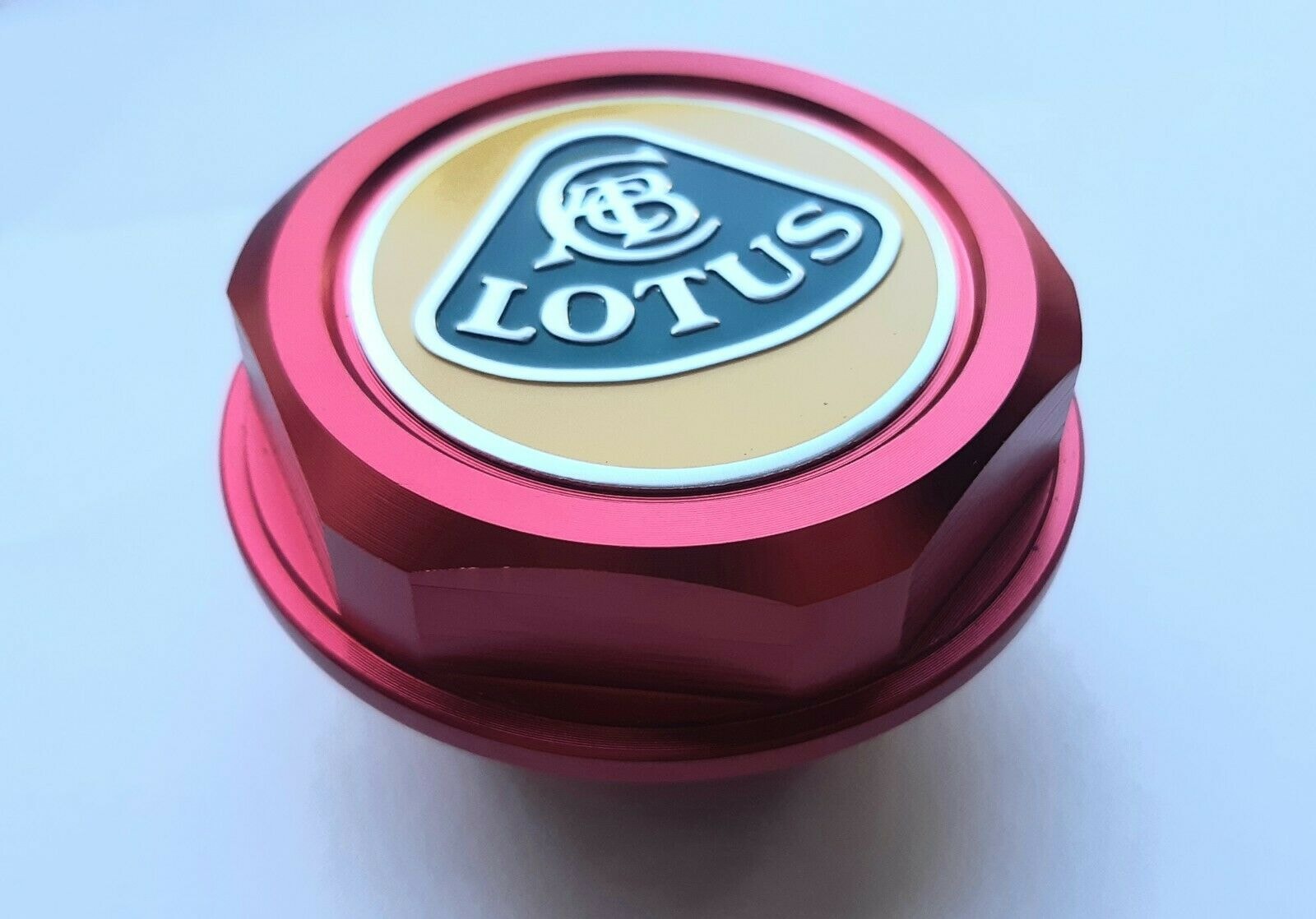 Red aluminum oil cap for lotus Elise Exige Evora