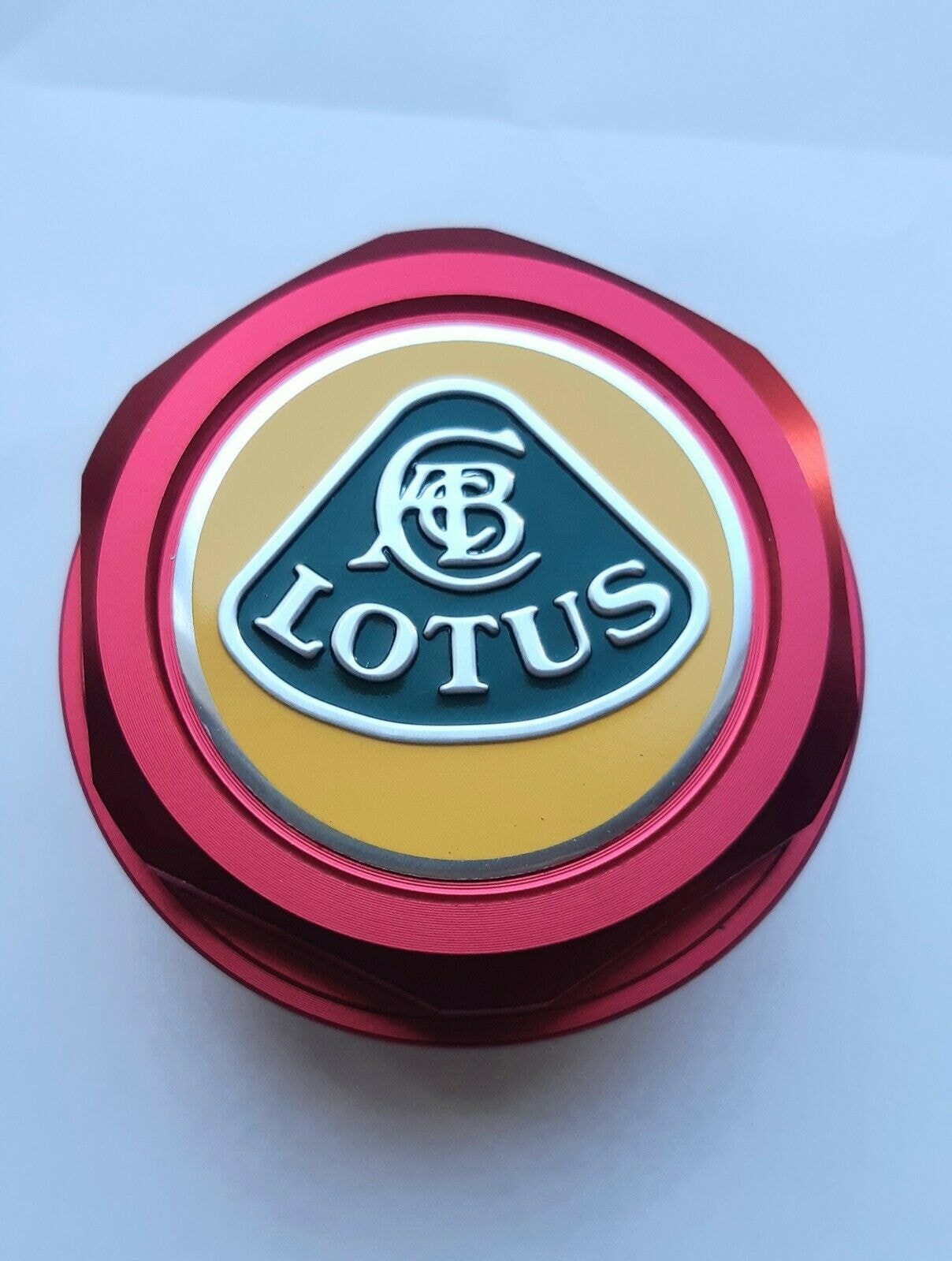 Red aluminum oil cap for lotus Elise Exige Evora